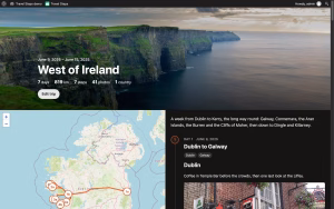 Donncha: Travel Steps is a travel journal